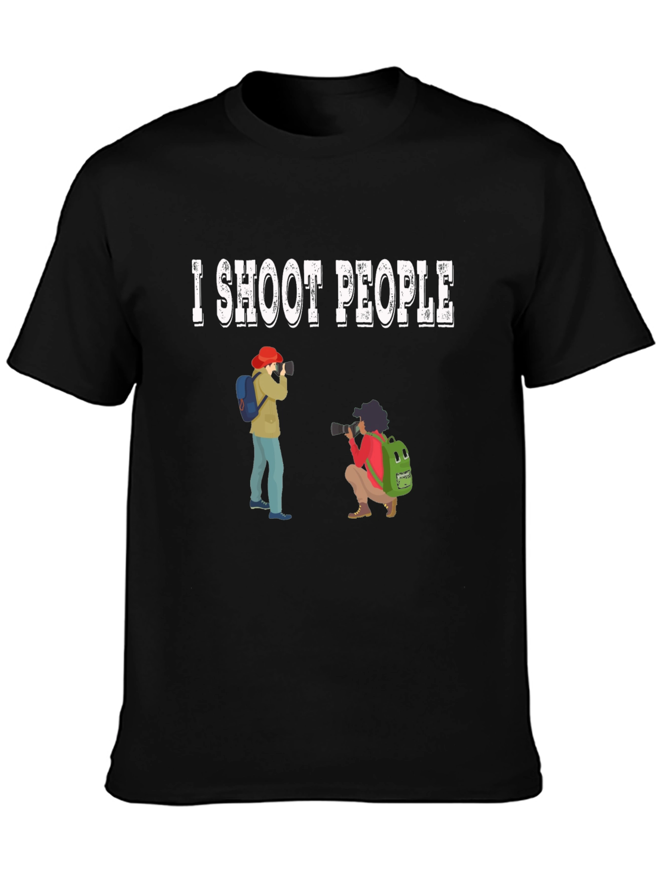 I Shoot People Funny Photographer T-Shirt