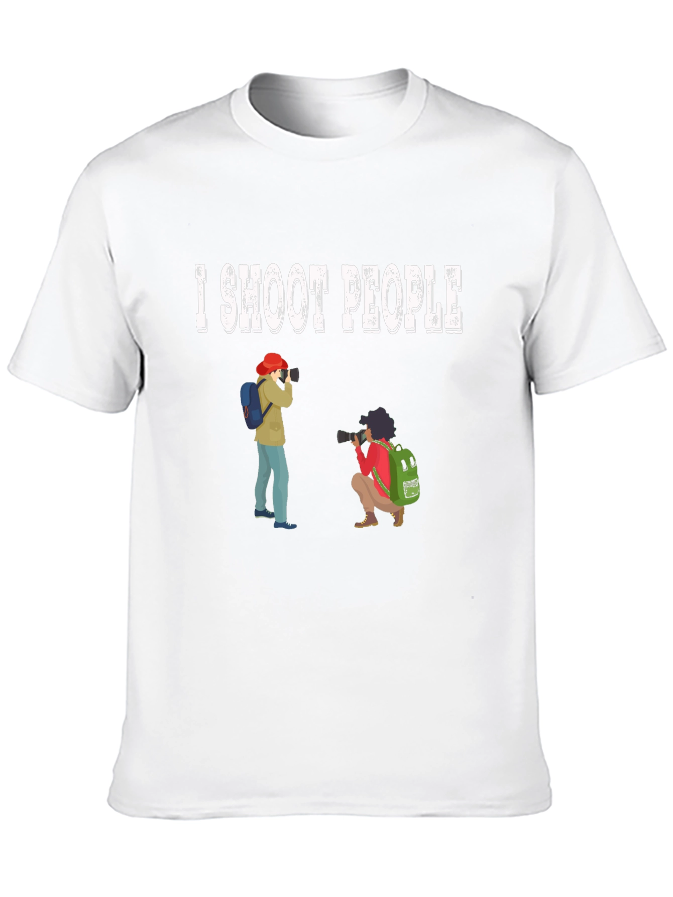 I Shoot People Funny Photographer T-Shirt