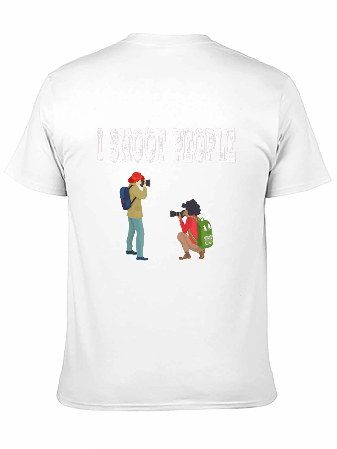I Shoot People Funny Photographer T-Shirt