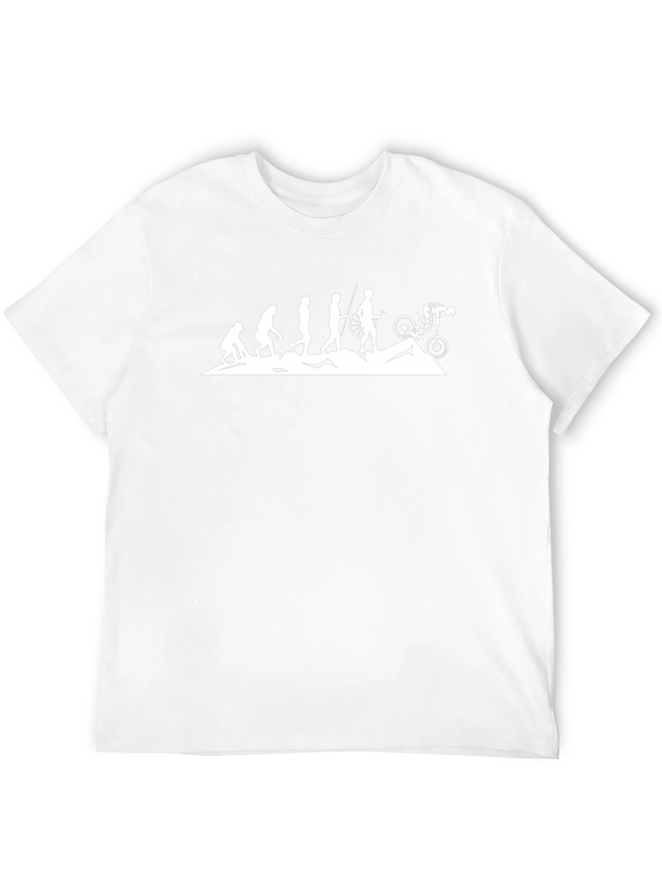Evolution of Cycling Black T-Shirt