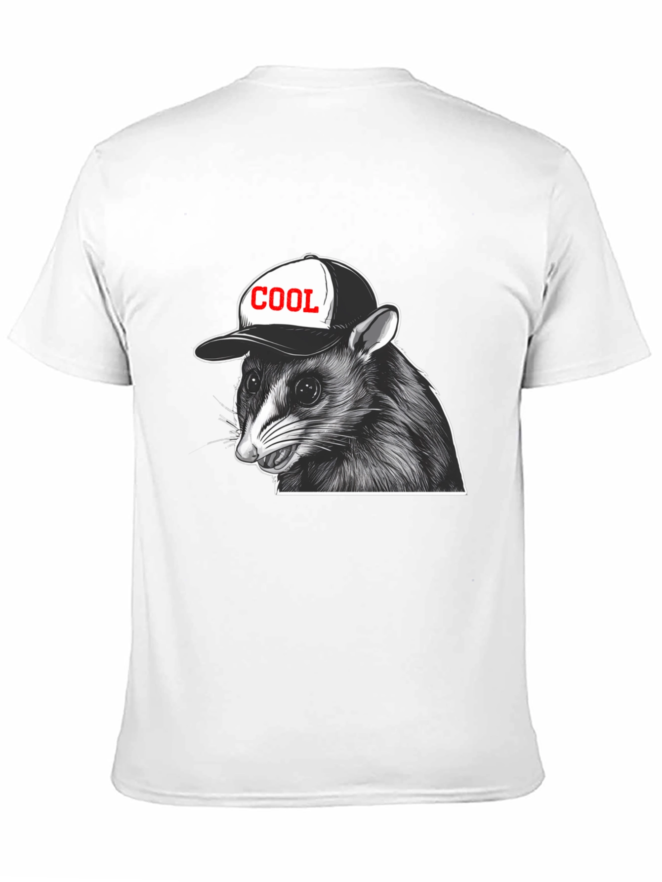 Cool Raccoon Graphic T-Shirt