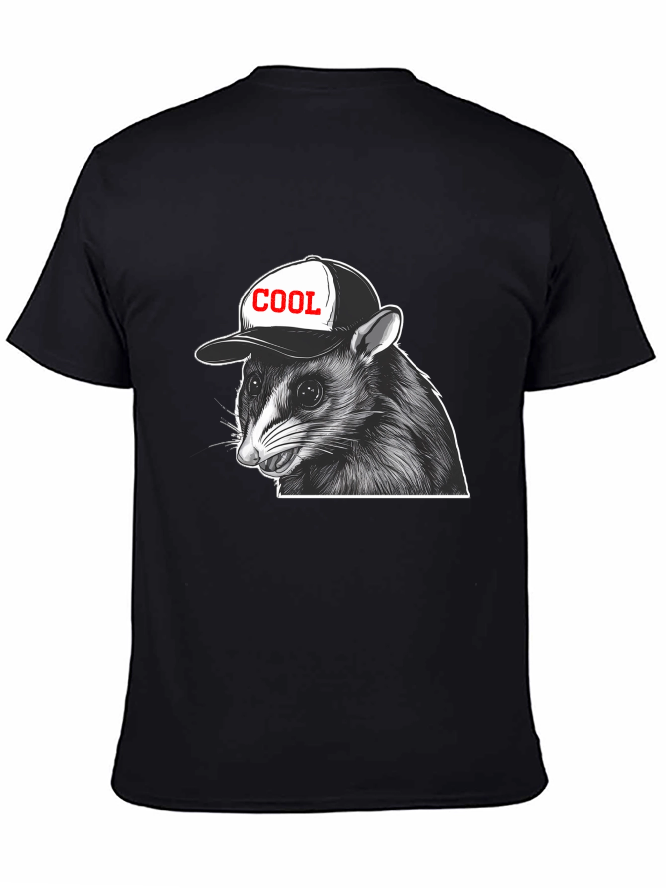 Cool Raccoon Graphic T-Shirt
