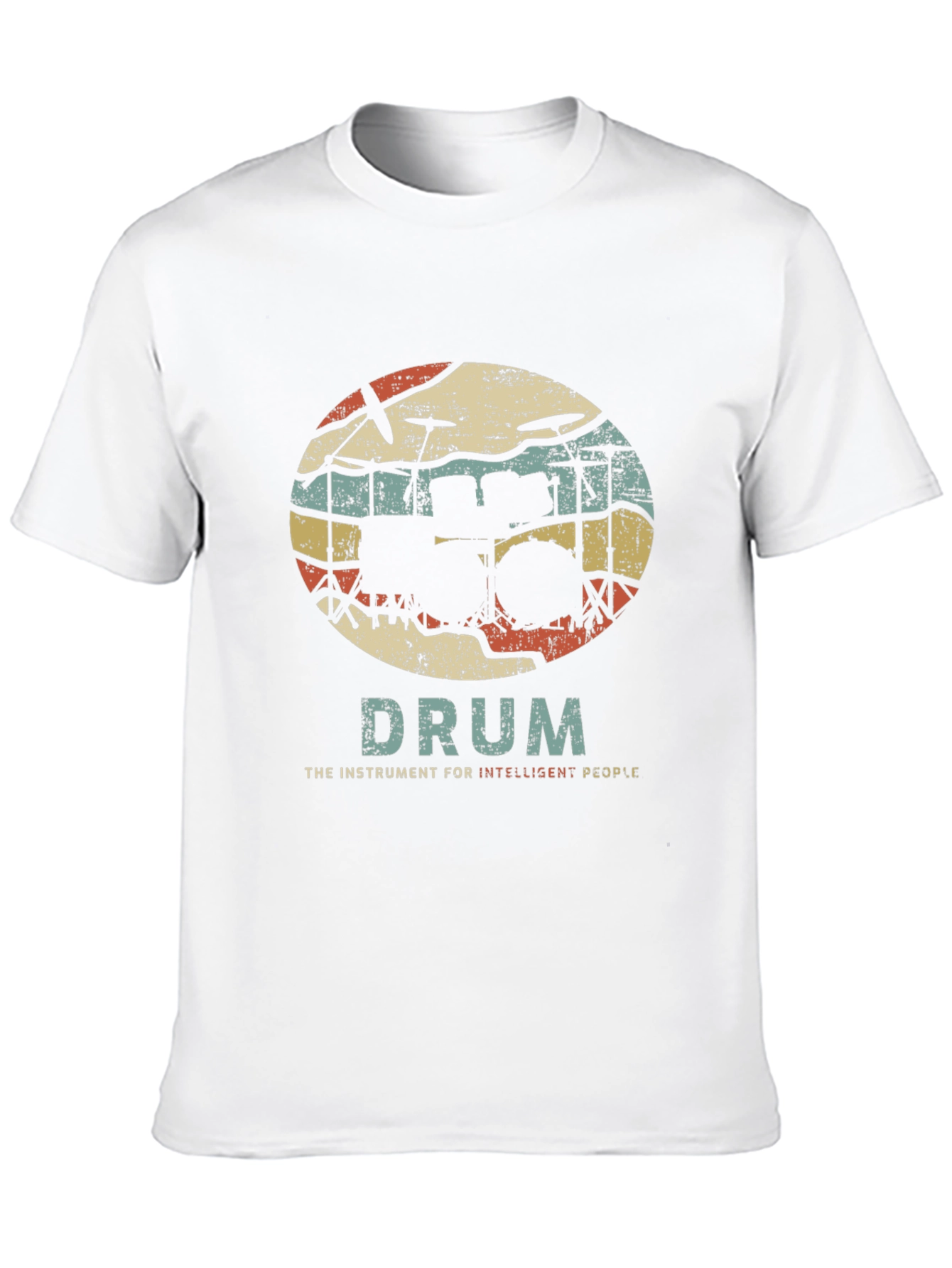 Drum Instrument Intelligent People T-Shirt