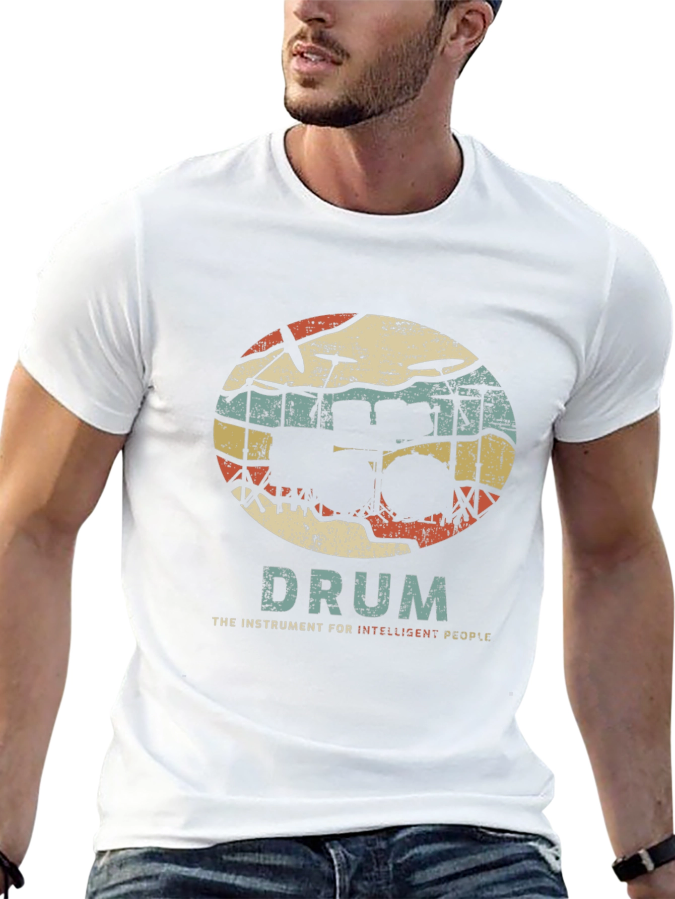 Drum Instrument Intelligent People T-Shirt
