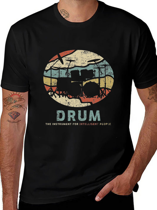 Drum Instrument Intelligent People T-Shirt