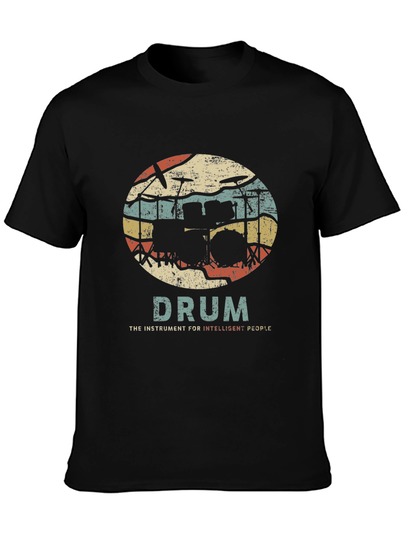 Drum Instrument Intelligent People T-Shirt