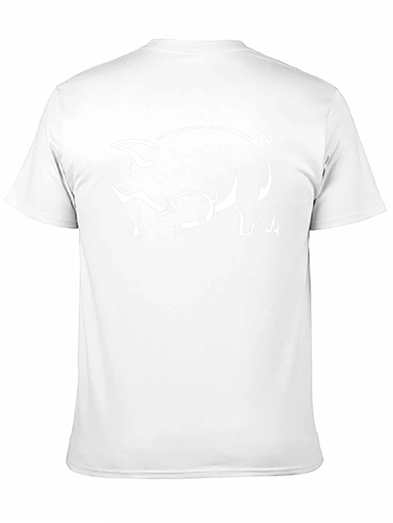 Pig & Piglet Black Graphic Tee