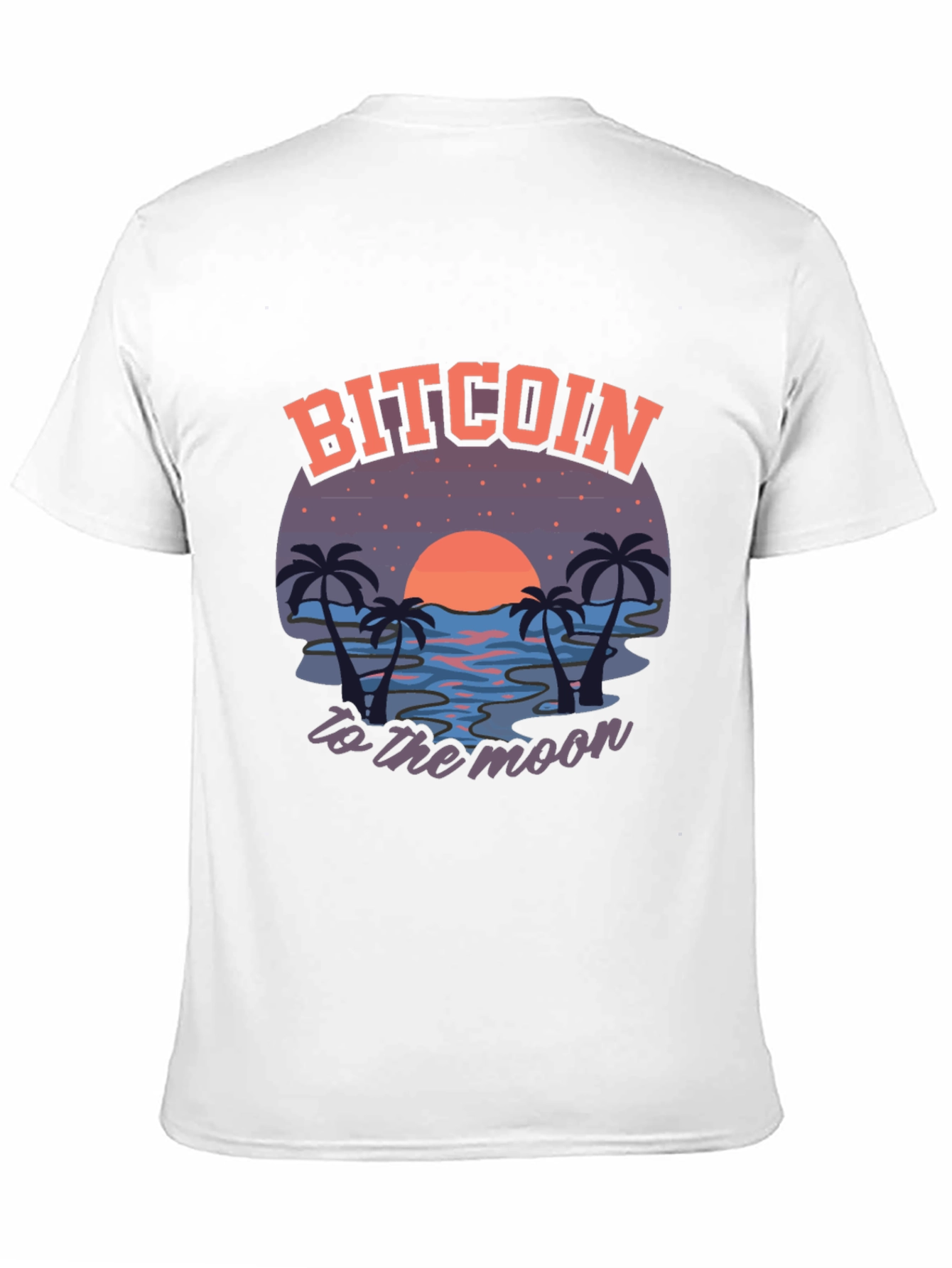 Bitcoin to the Moon Graphic T-Shirt