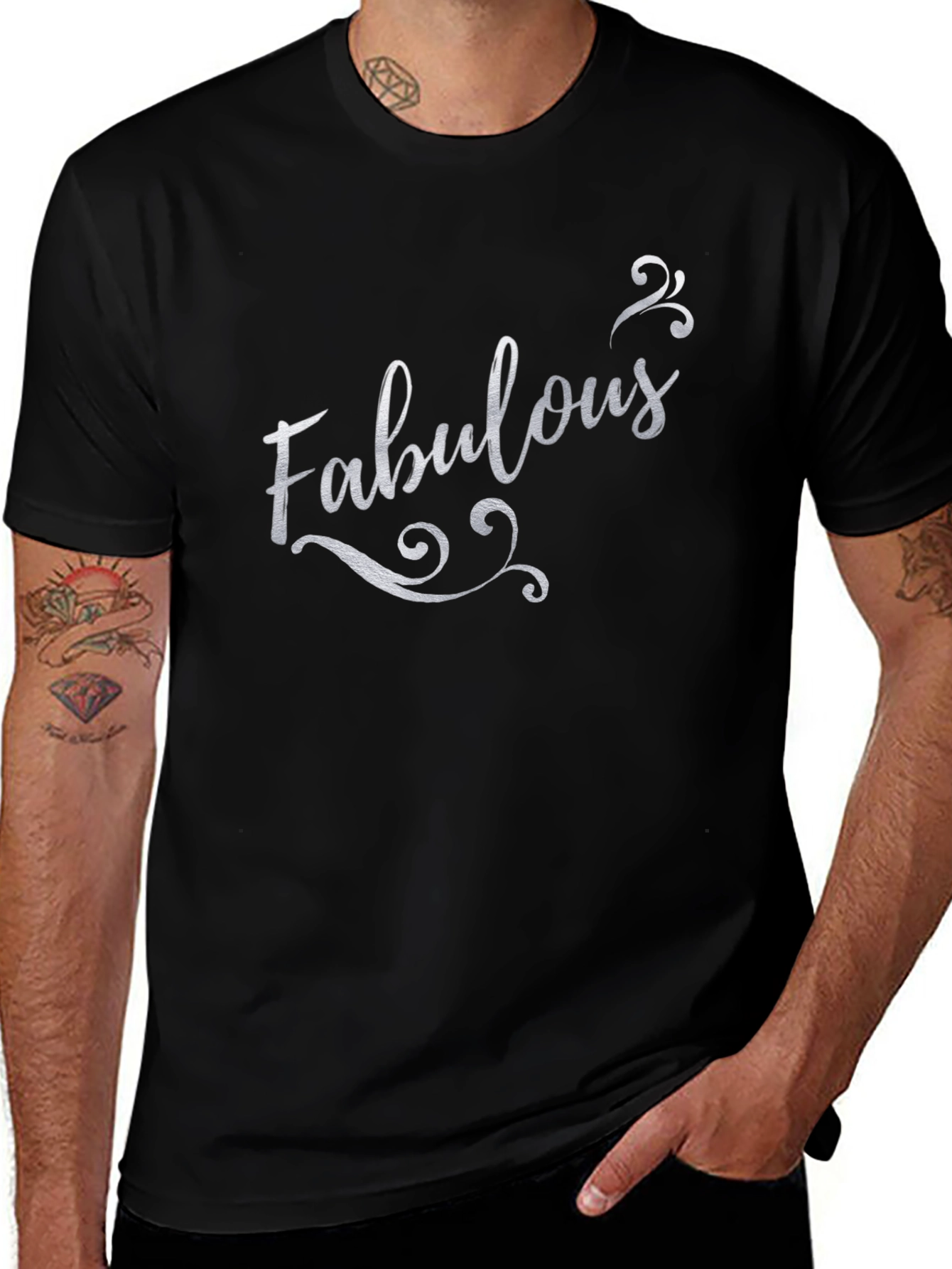 Fabulous Graphic T-Shirt - Stylish Mens Tee