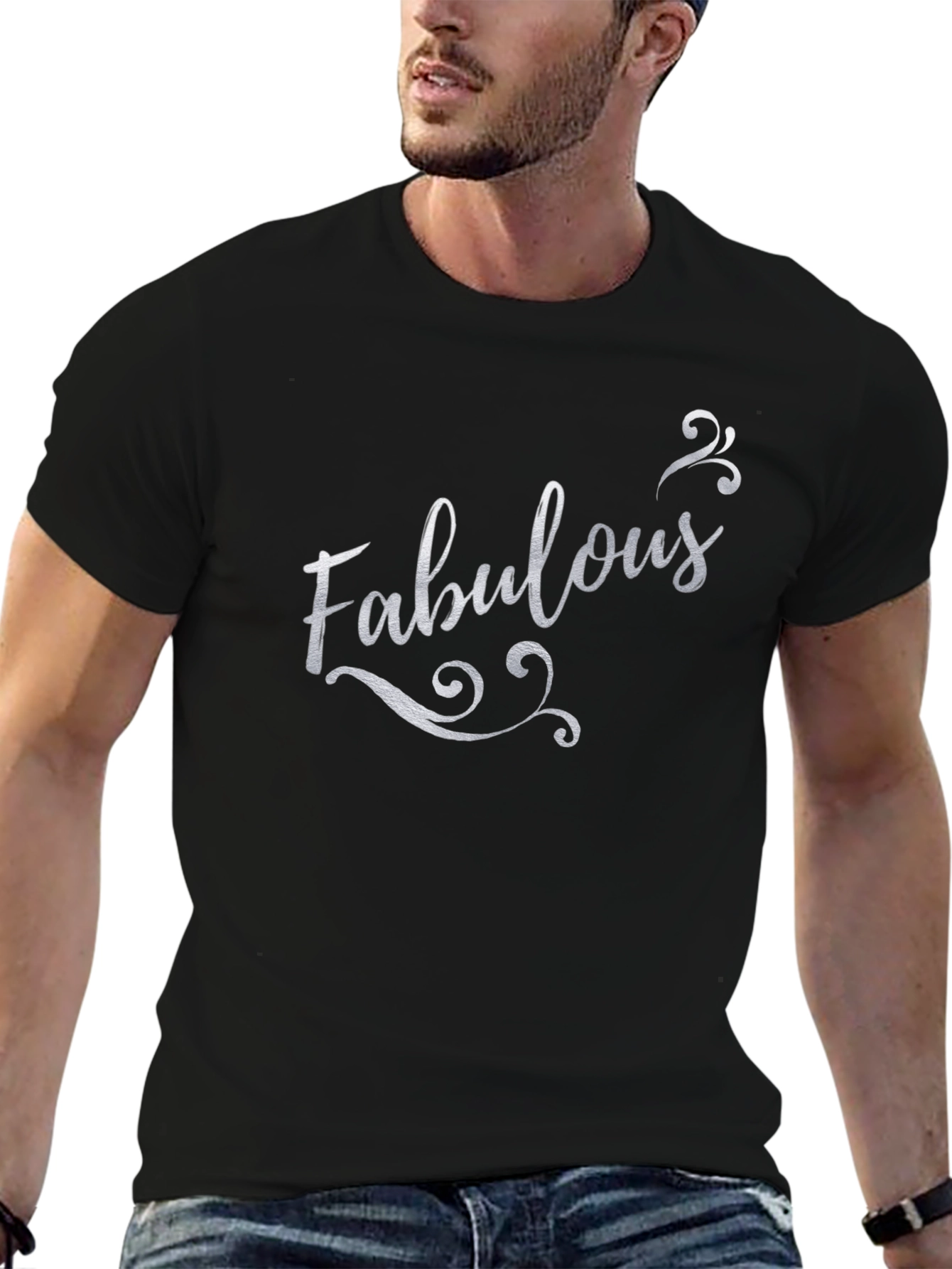 Fabulous Graphic T-Shirt - Stylish Mens Tee