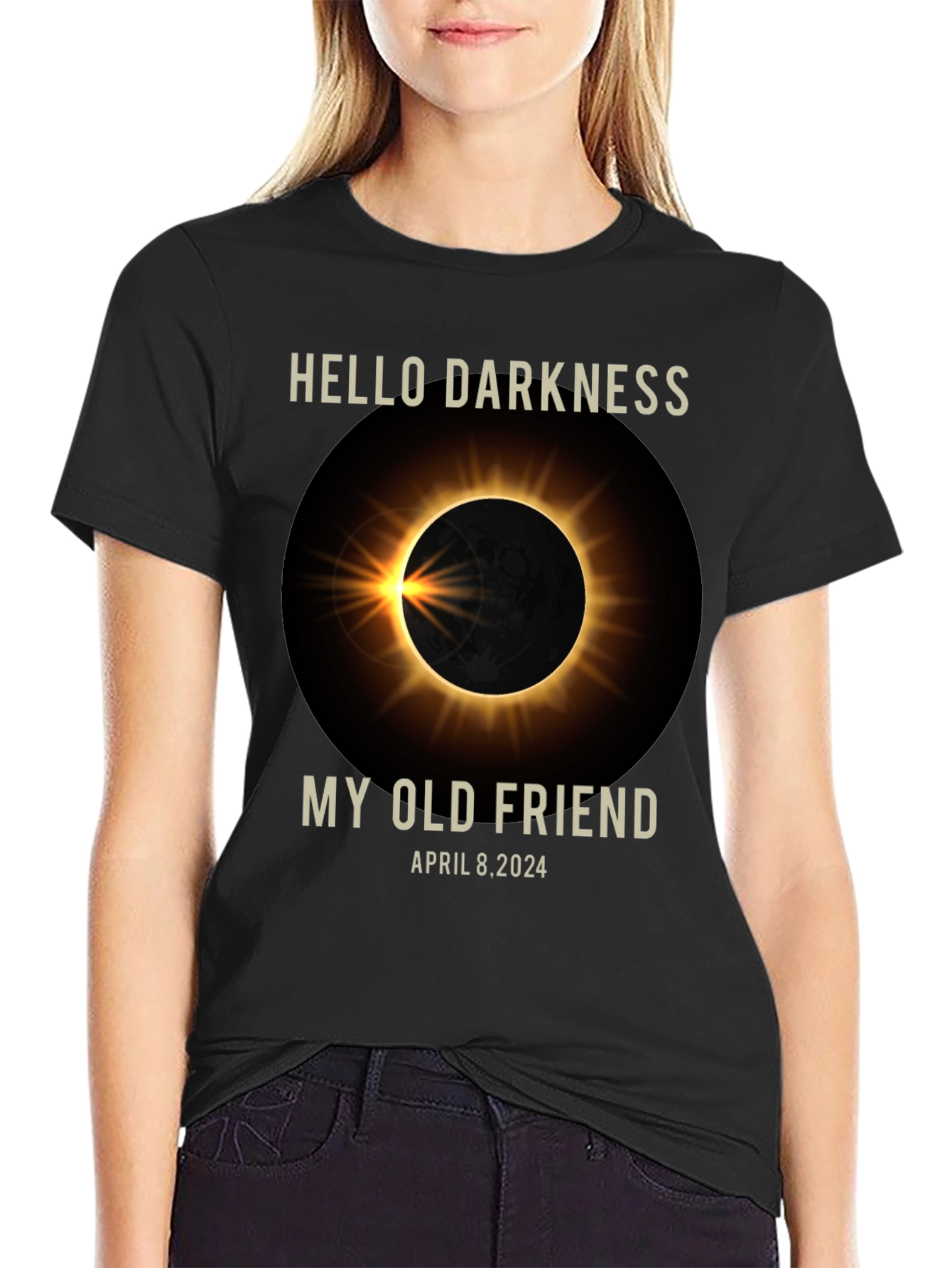 Hello Darkness Eclipse Tee - April 8 2024