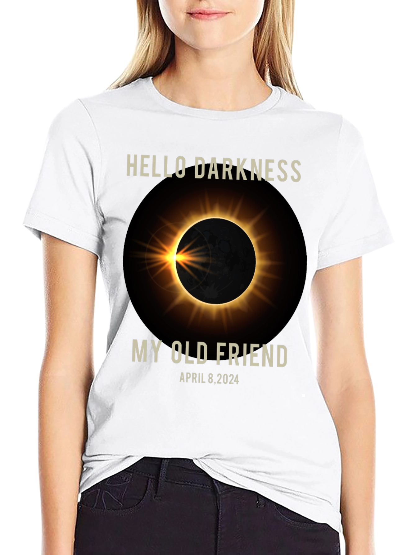 Hello Darkness Eclipse Tee - April 8 2024