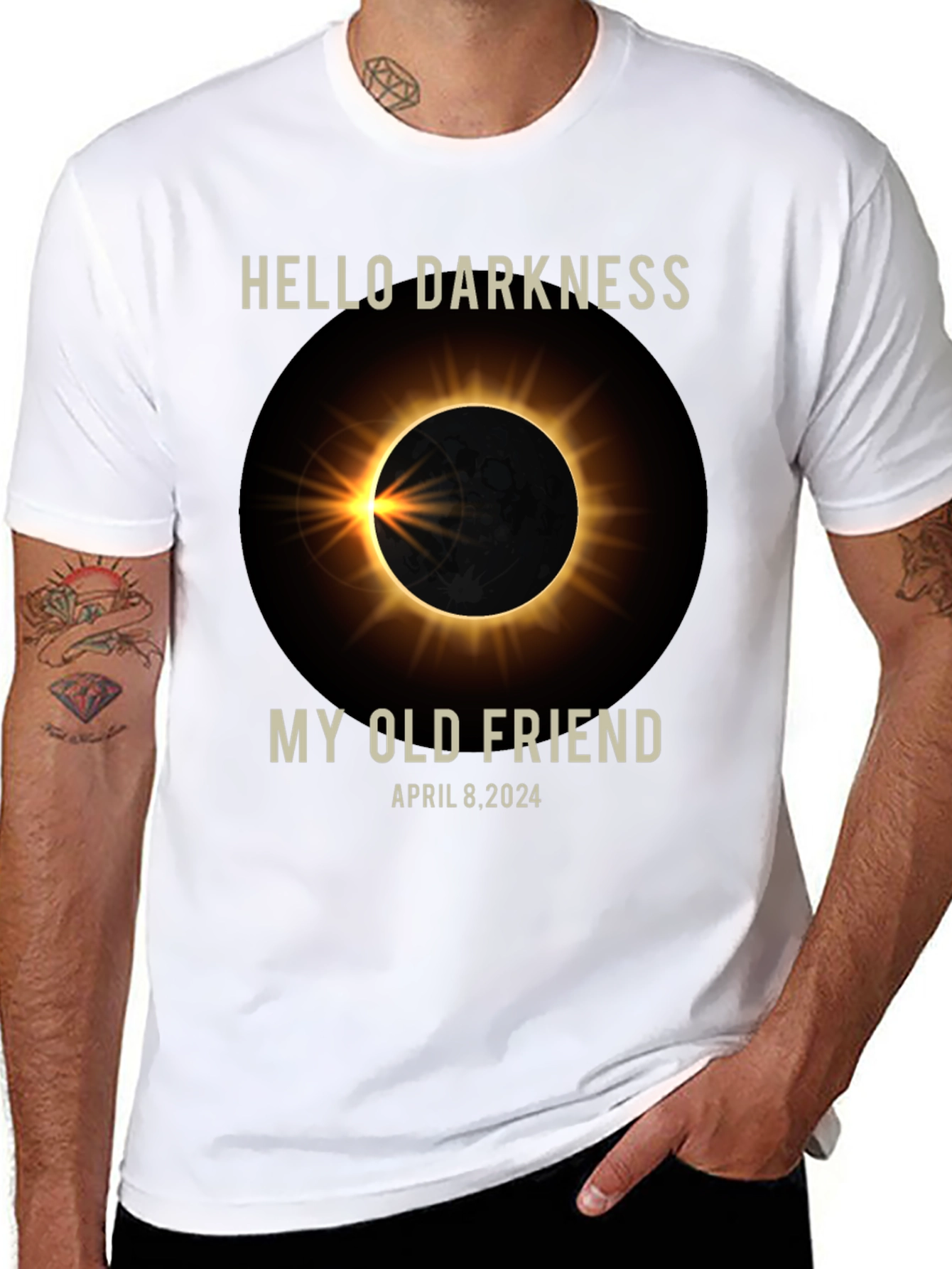 Hello Darkness Eclipse Tee - April 8 2024