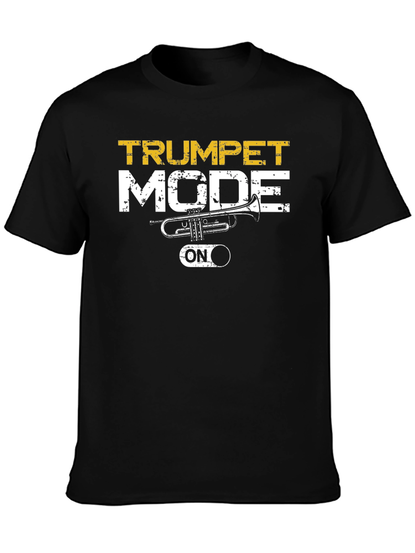 Trumpet Mode On Graphic T-Shirt - Musician Apparel