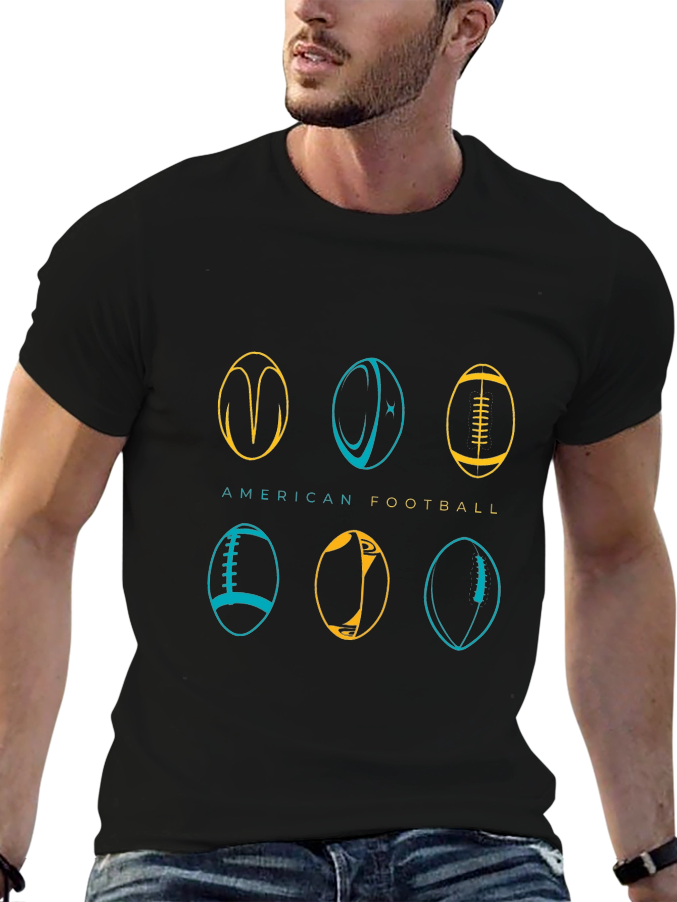American Football T-Shirt - Graphic Design