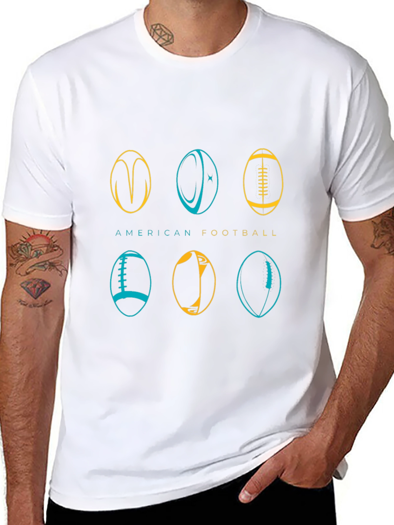 American Football T-Shirt - Graphic Design