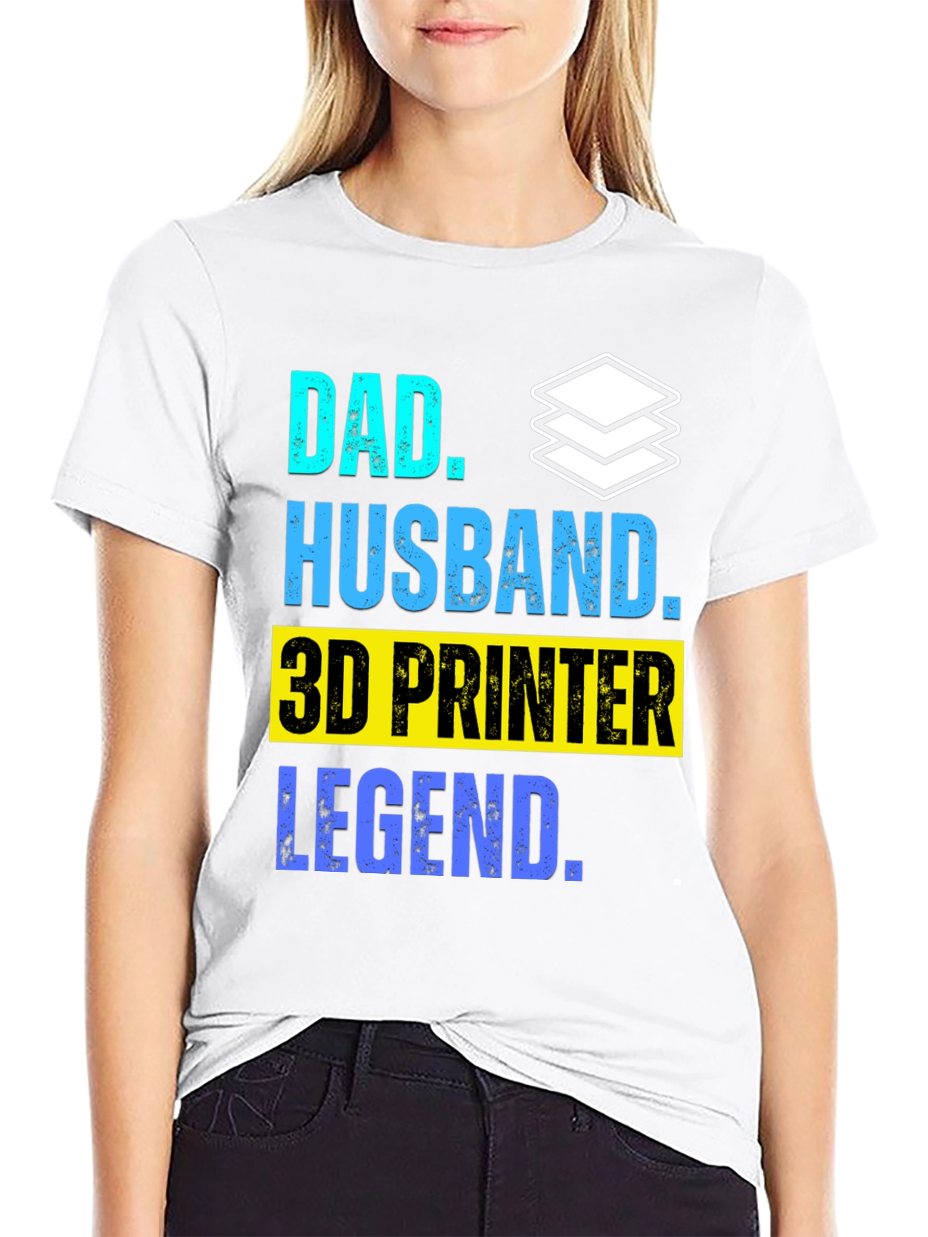 Dad Husband 3D Printer Legend T-Shirt