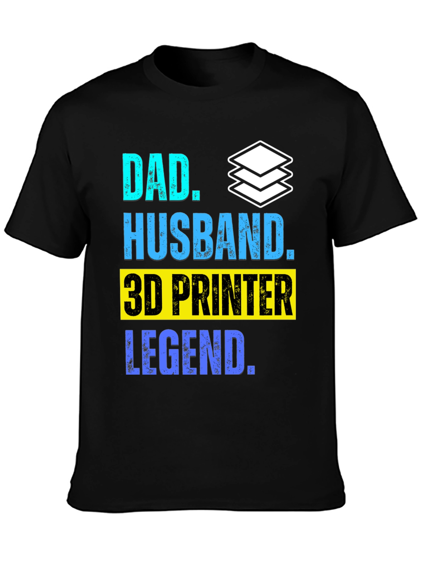 Dad Husband 3D Printer Legend T-Shirt