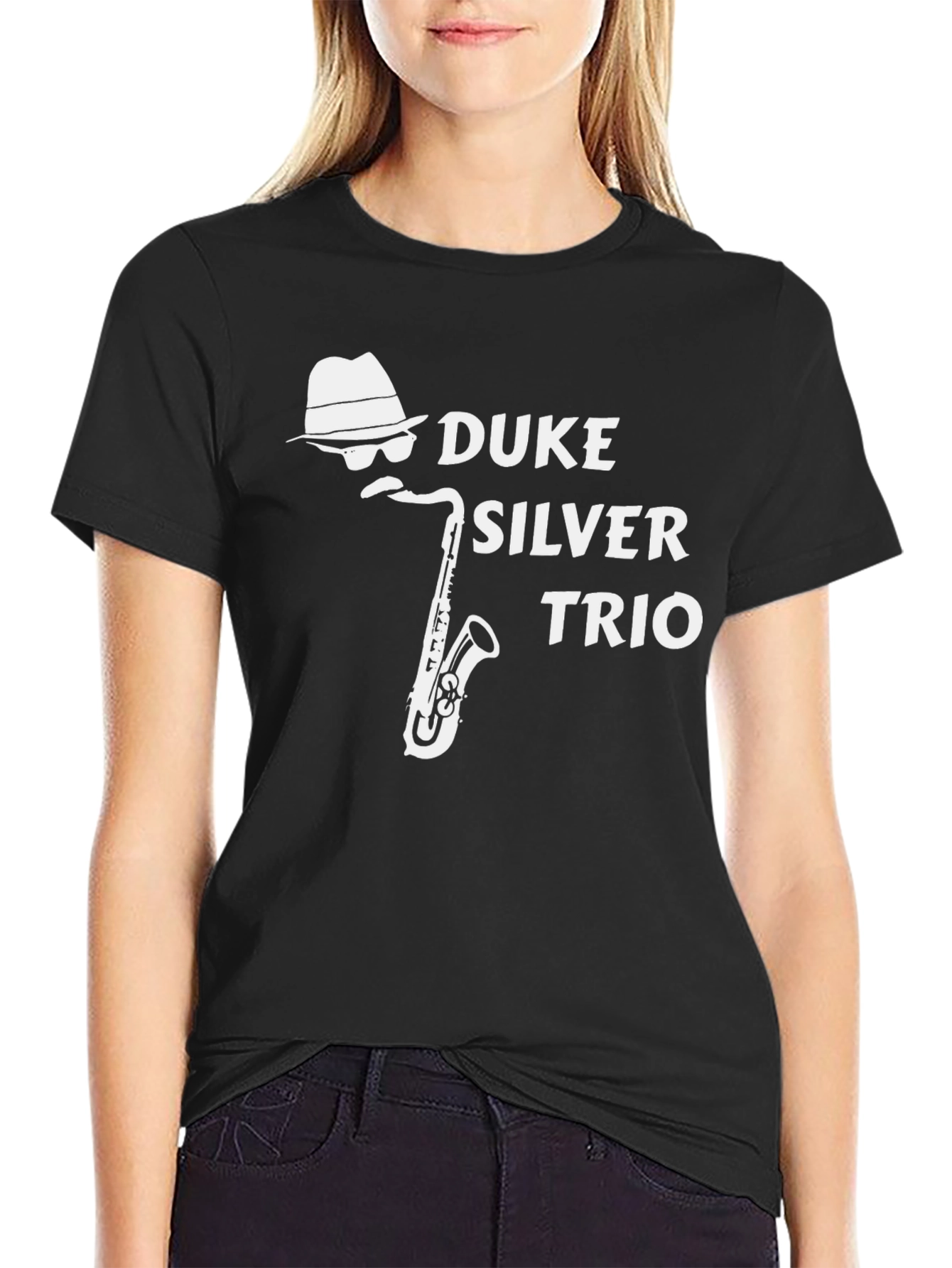 Duke Silver Trio T-Shirt - Saxophone Design