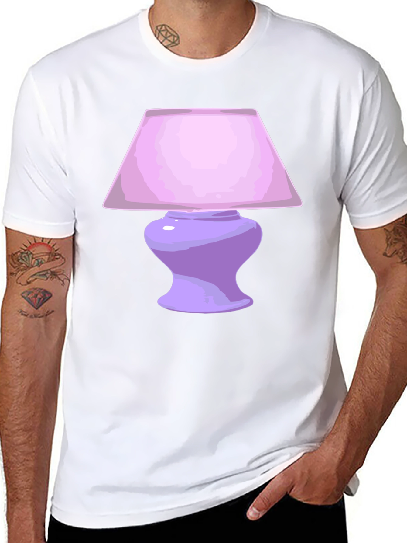 Novelty Lamp Graphic T-Shirt