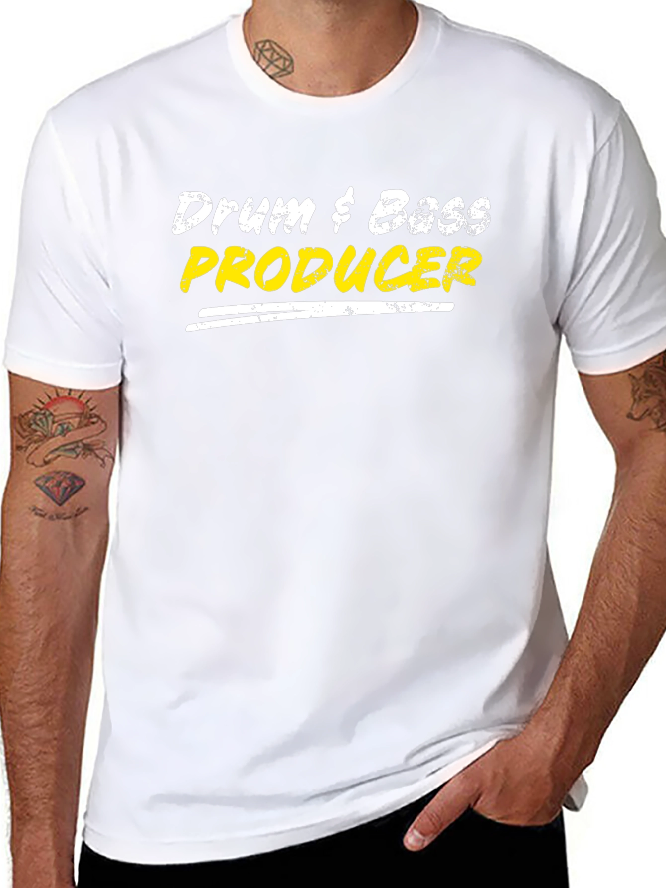 Drum & Bass Producer Black T-Shirt