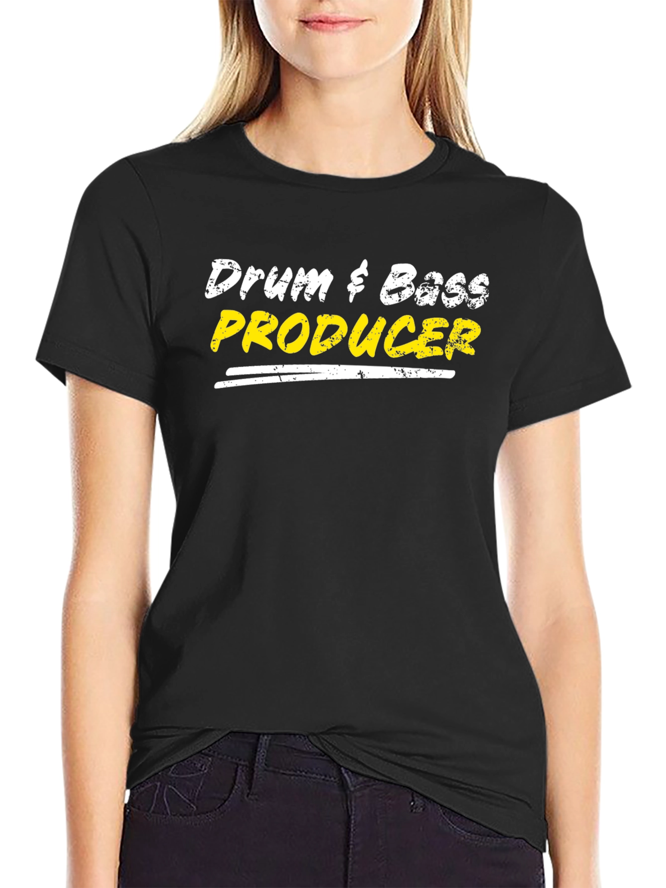 Drum & Bass Producer Black T-Shirt