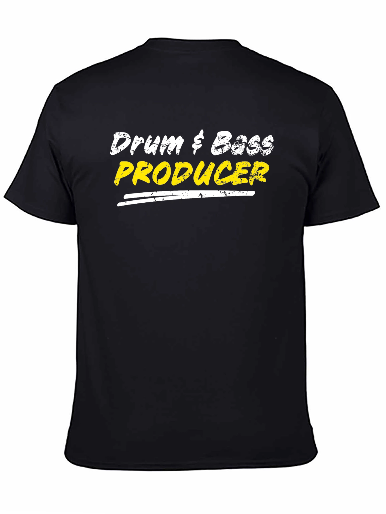 Drum & Bass Producer Black T-Shirt