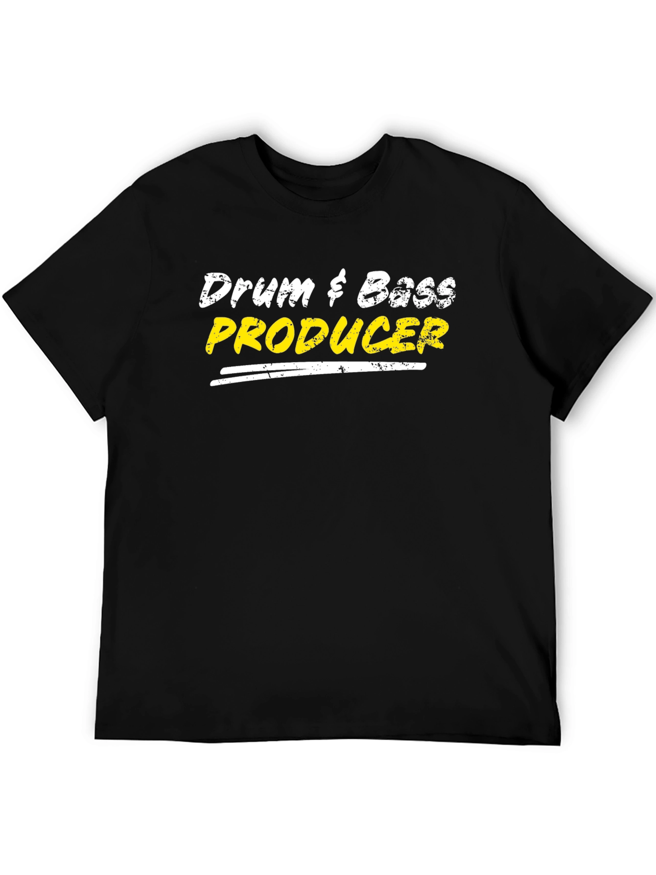 Drum & Bass Producer Black T-Shirt