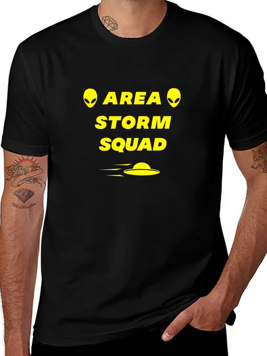 Area Storm Squad Graphic T-Shirt - Black