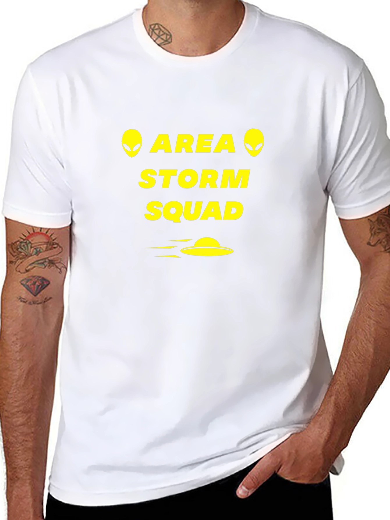 Area Storm Squad Graphic T-Shirt - Black