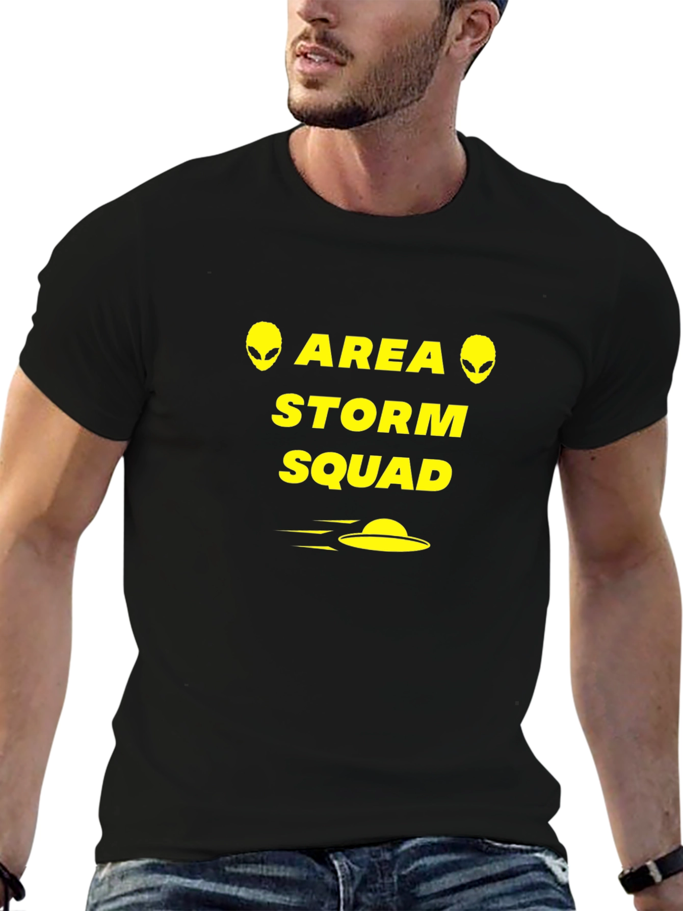 Area Storm Squad Graphic T-Shirt - Black