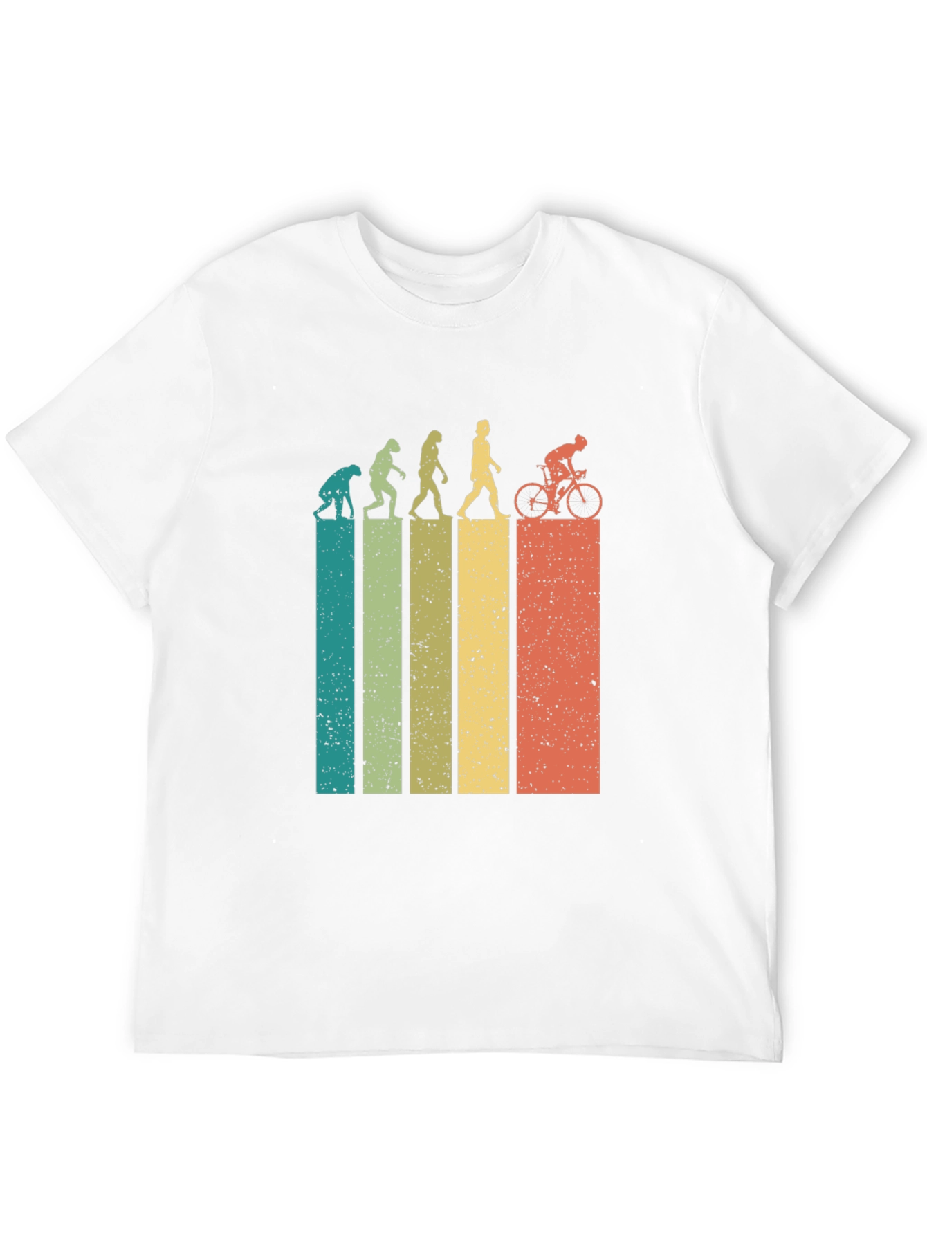 Evolution of Cyclist Graphic Tee