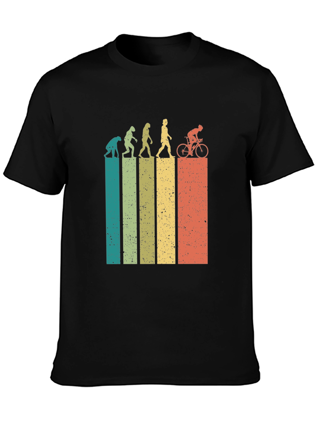 Evolution of Cyclist Graphic Tee