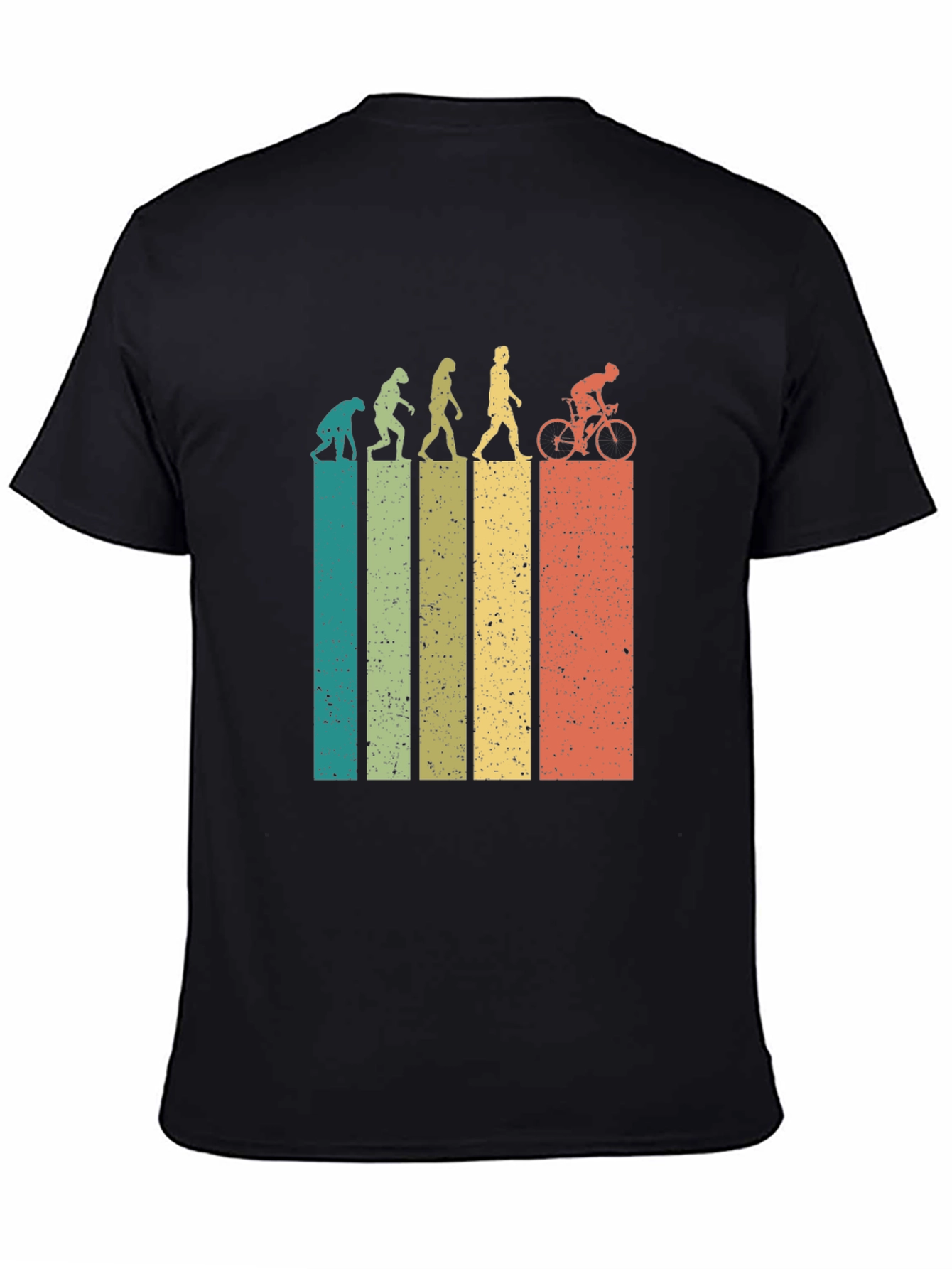 Evolution of Cyclist Graphic Tee