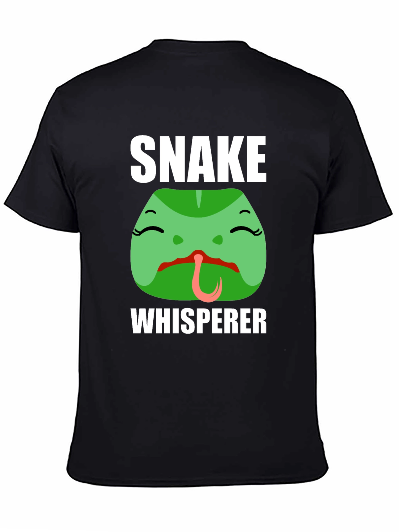 Snake Whisperer Graphic Tee - Mens Black T-Shirt