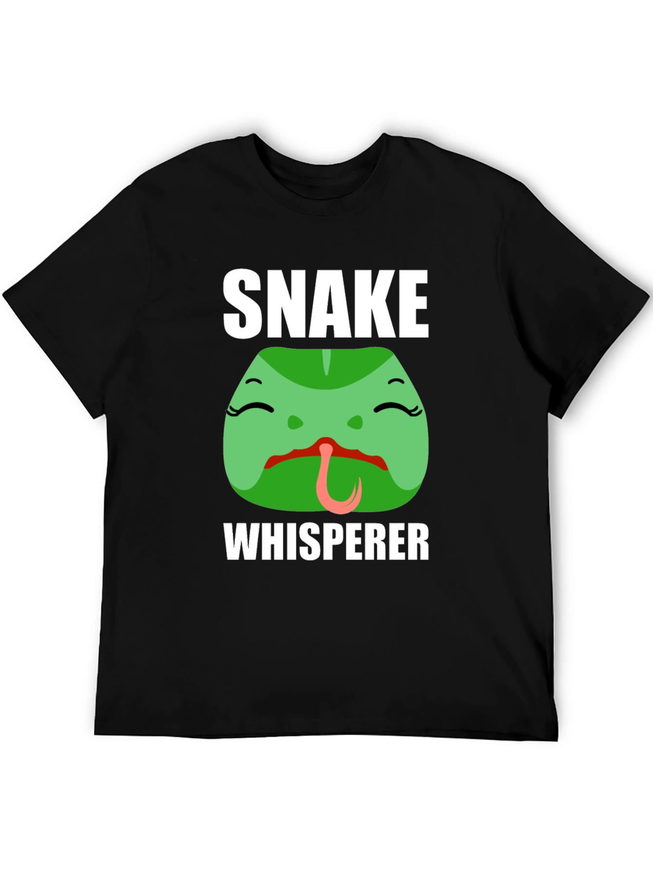 Snake Whisperer Graphic Tee - Mens Black T-Shirt