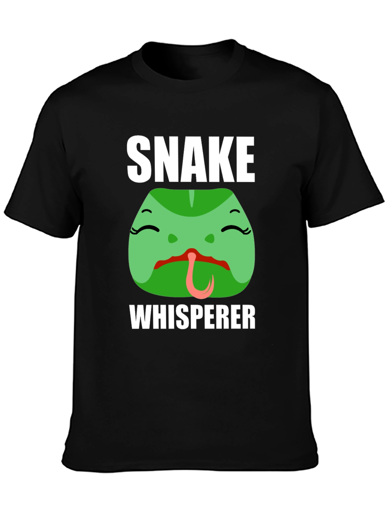 Snake Whisperer Graphic Tee - Mens Black T-Shirt