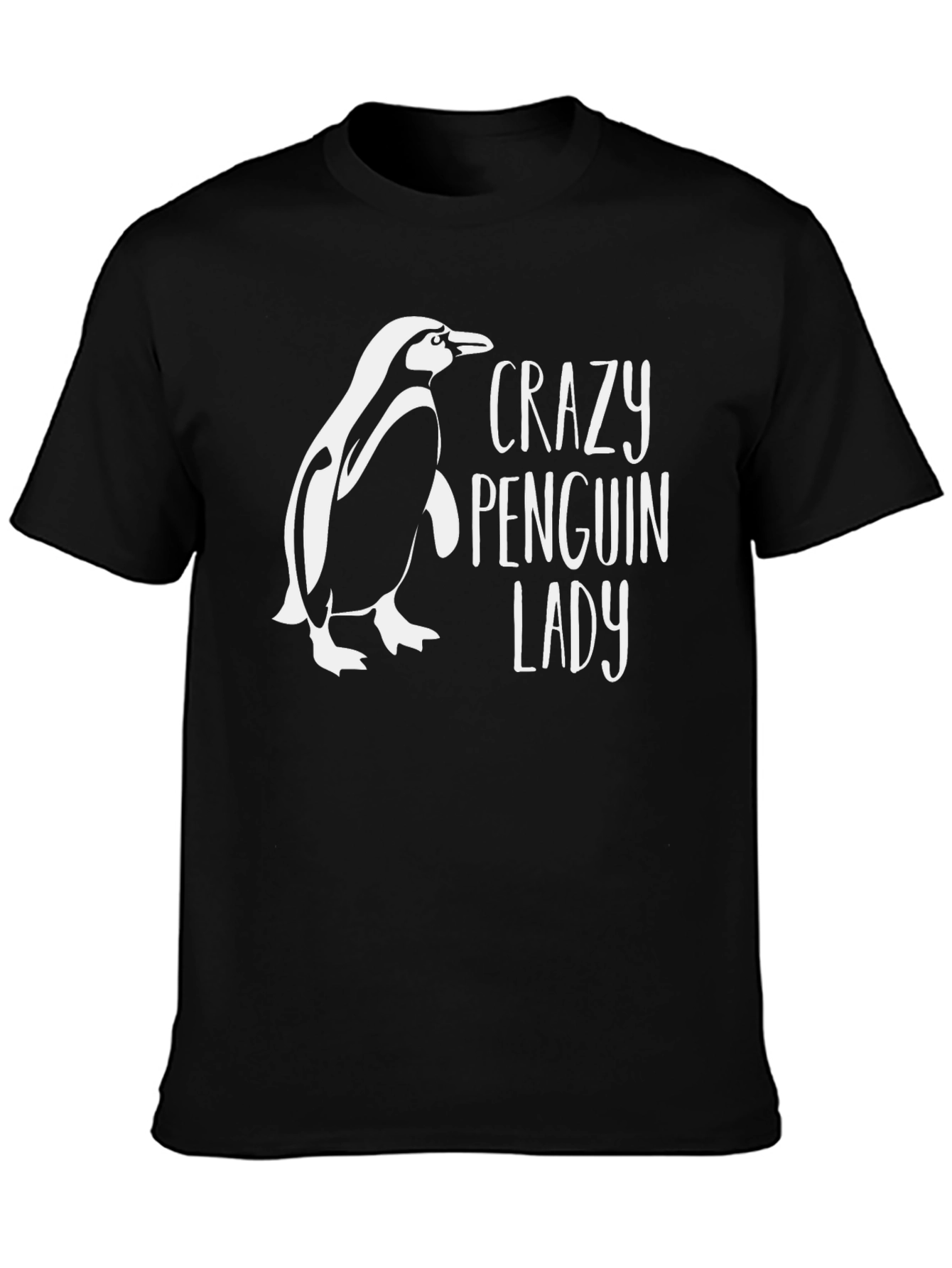 Crazy Penguin Lady Graphic Tee