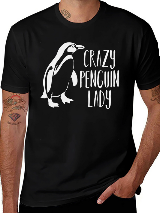 Crazy Penguin Lady Graphic Tee