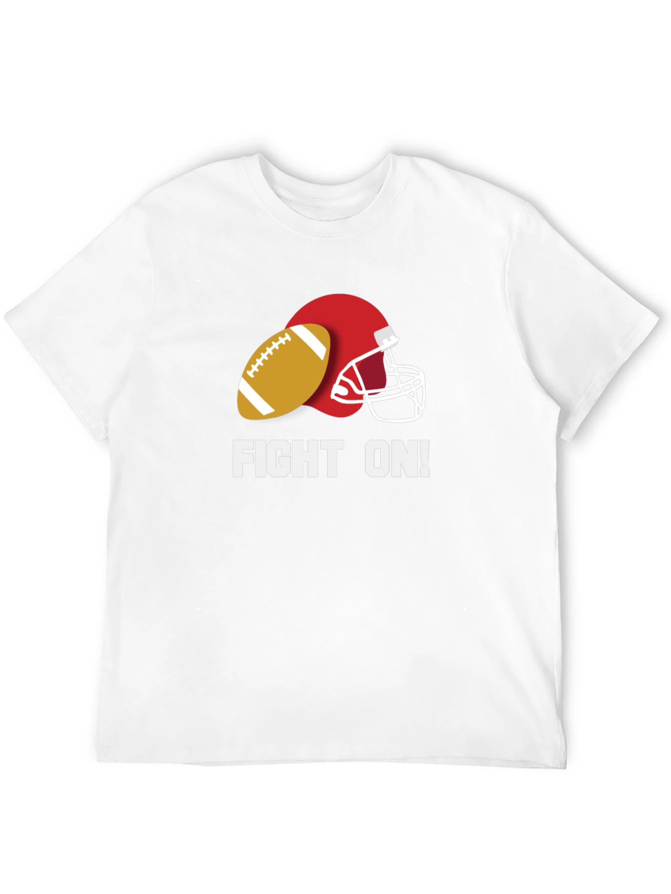 Fight On! Football Helmet and Ball T-Shirt