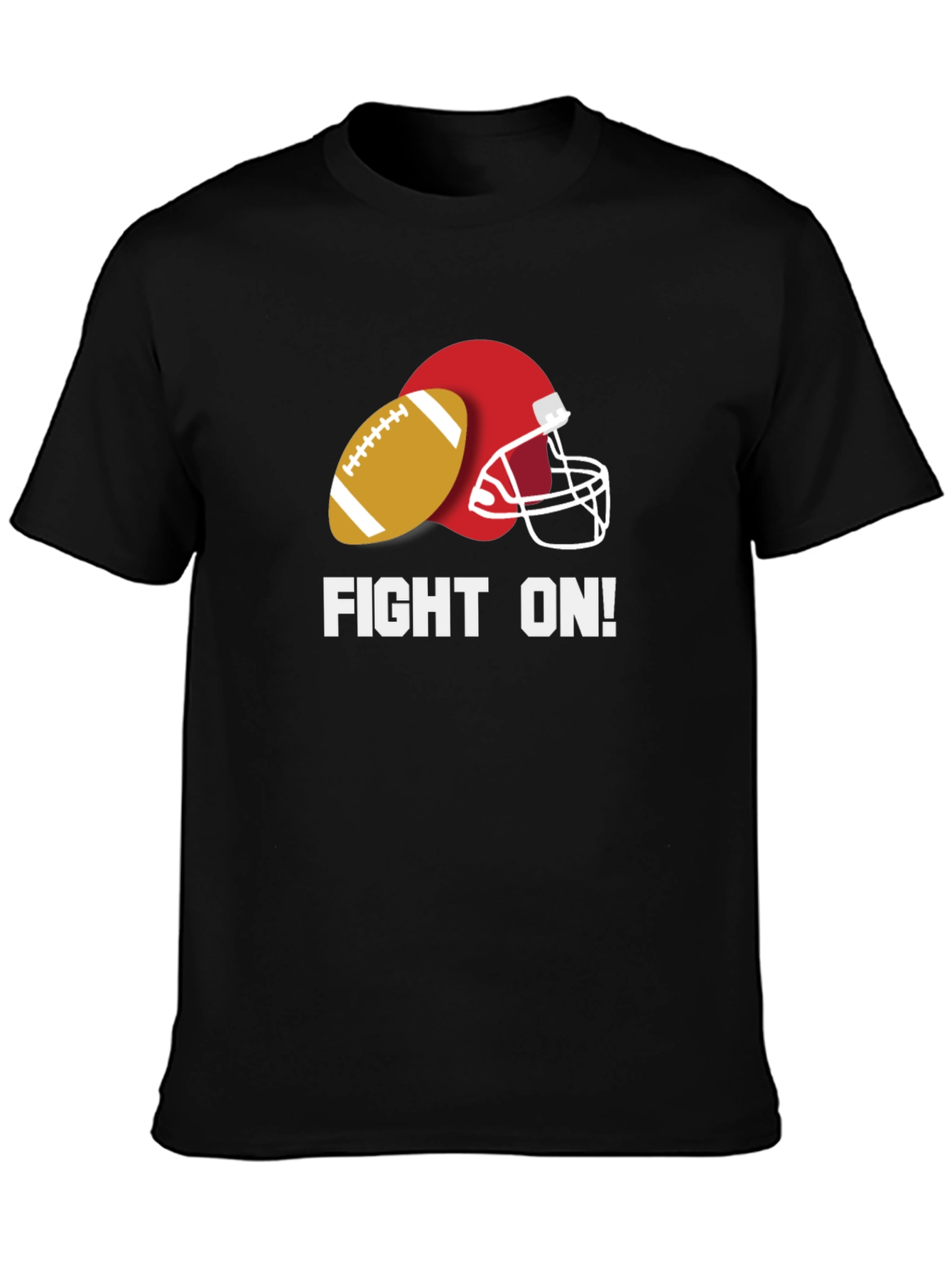 Fight On! Football Helmet and Ball T-Shirt