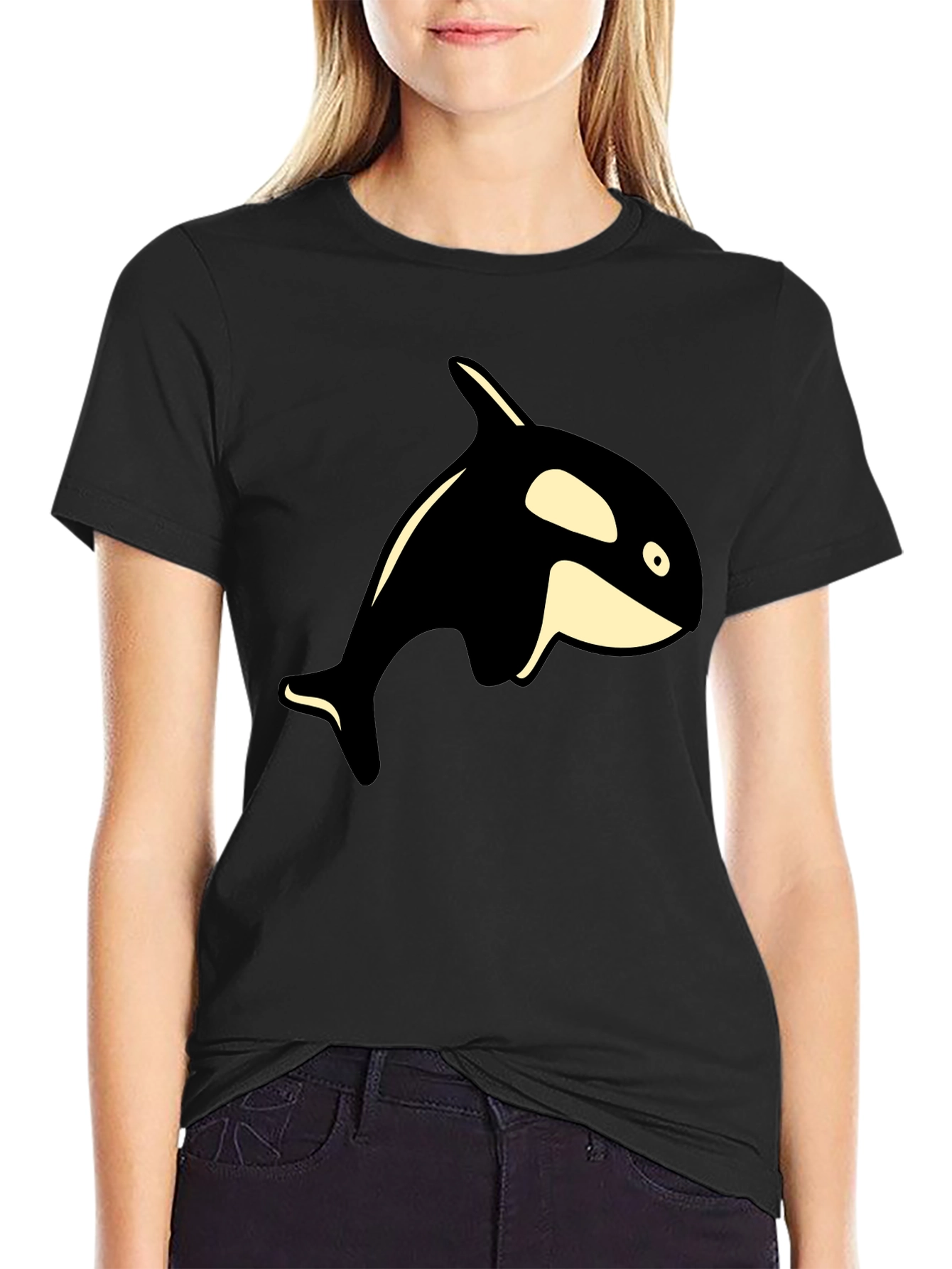 Orca Graphic T-Shirt - Black Whale Tee
