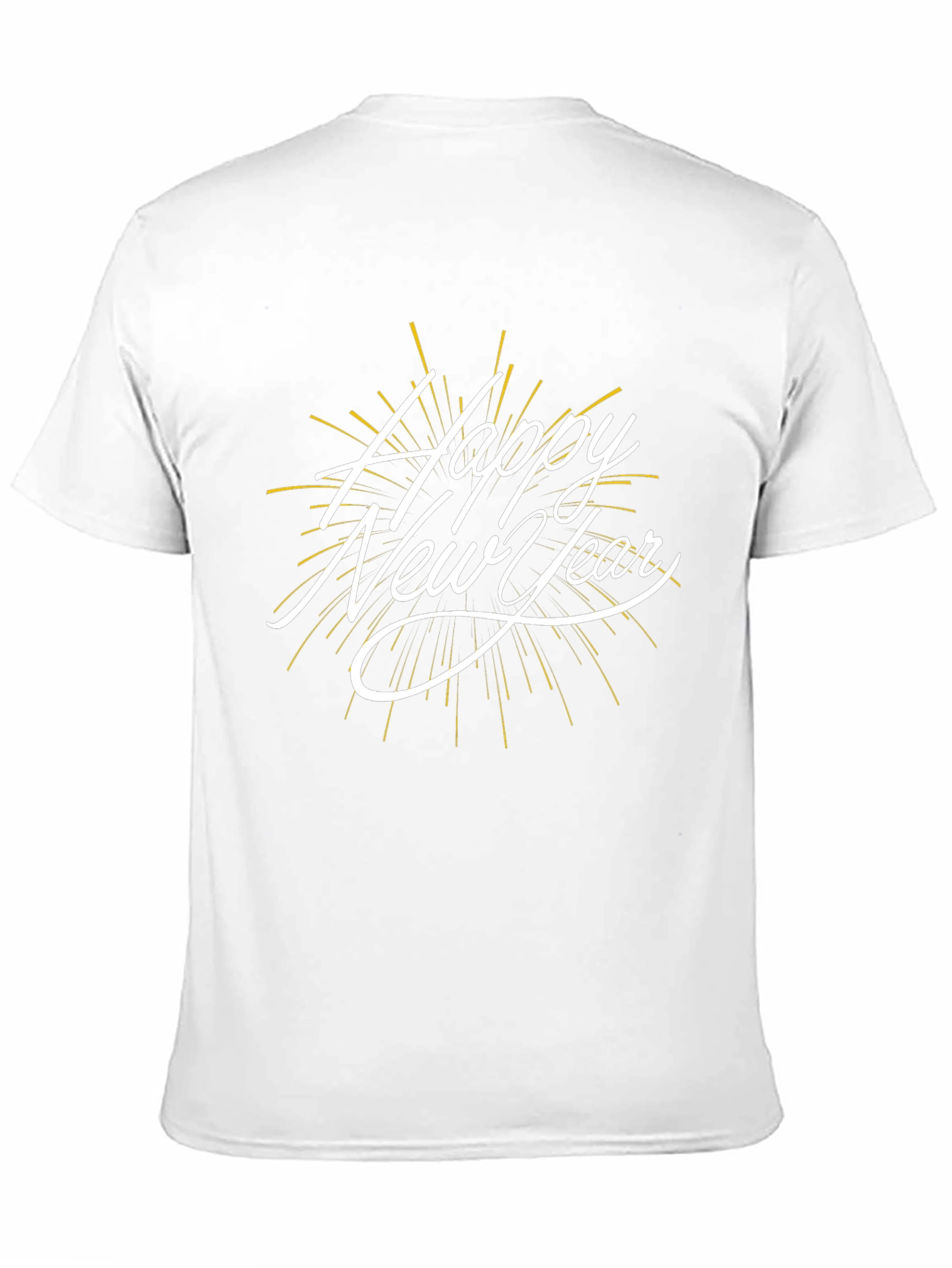 Happy New Year Black T-Shirt Celebration