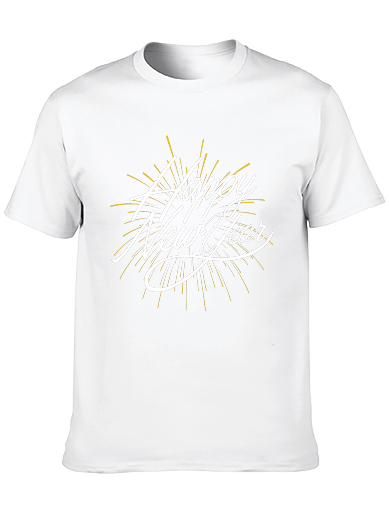 Happy New Year Black T-Shirt Celebration