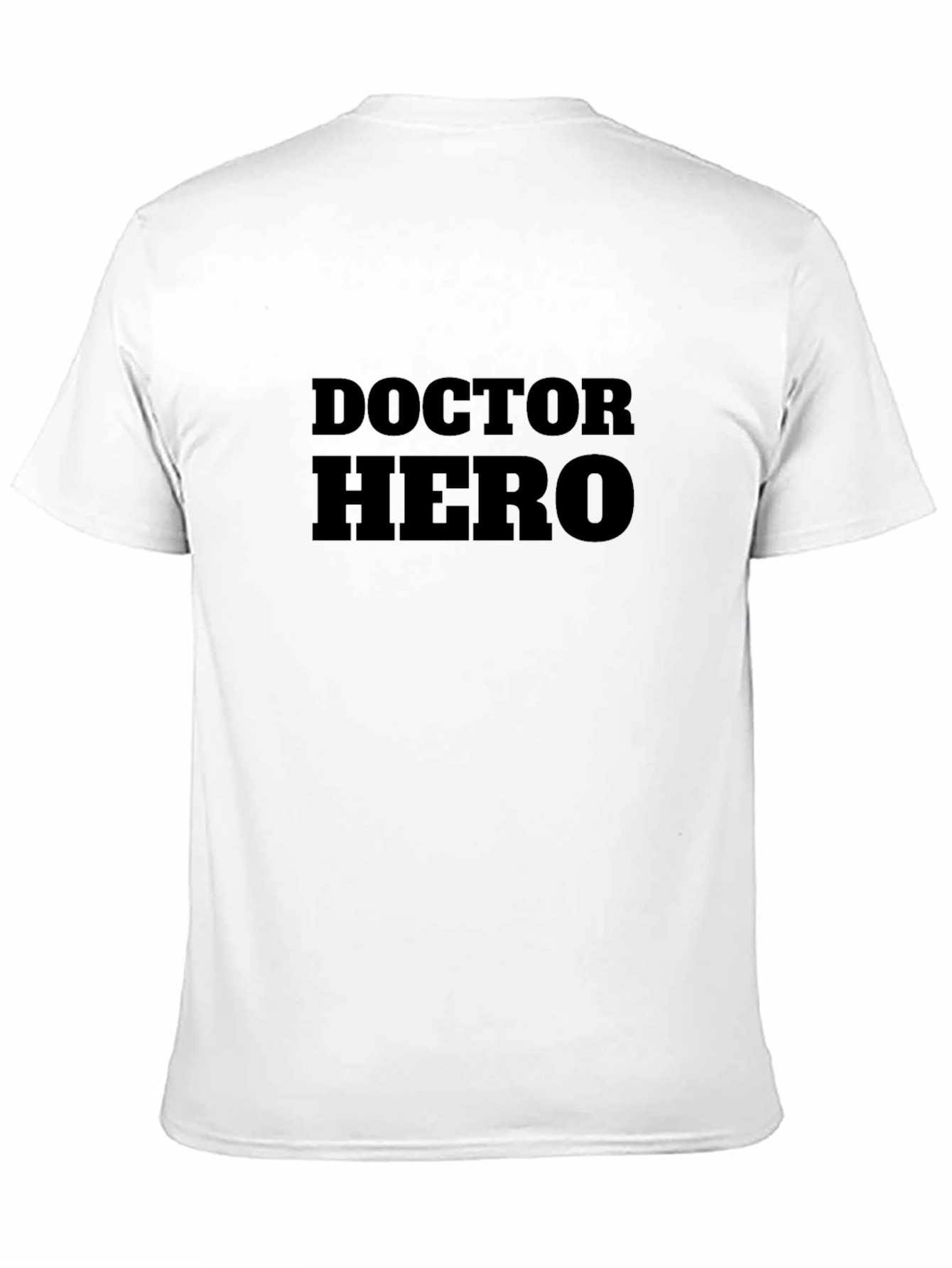 Doctor Hero Black Cotton T-Shirt