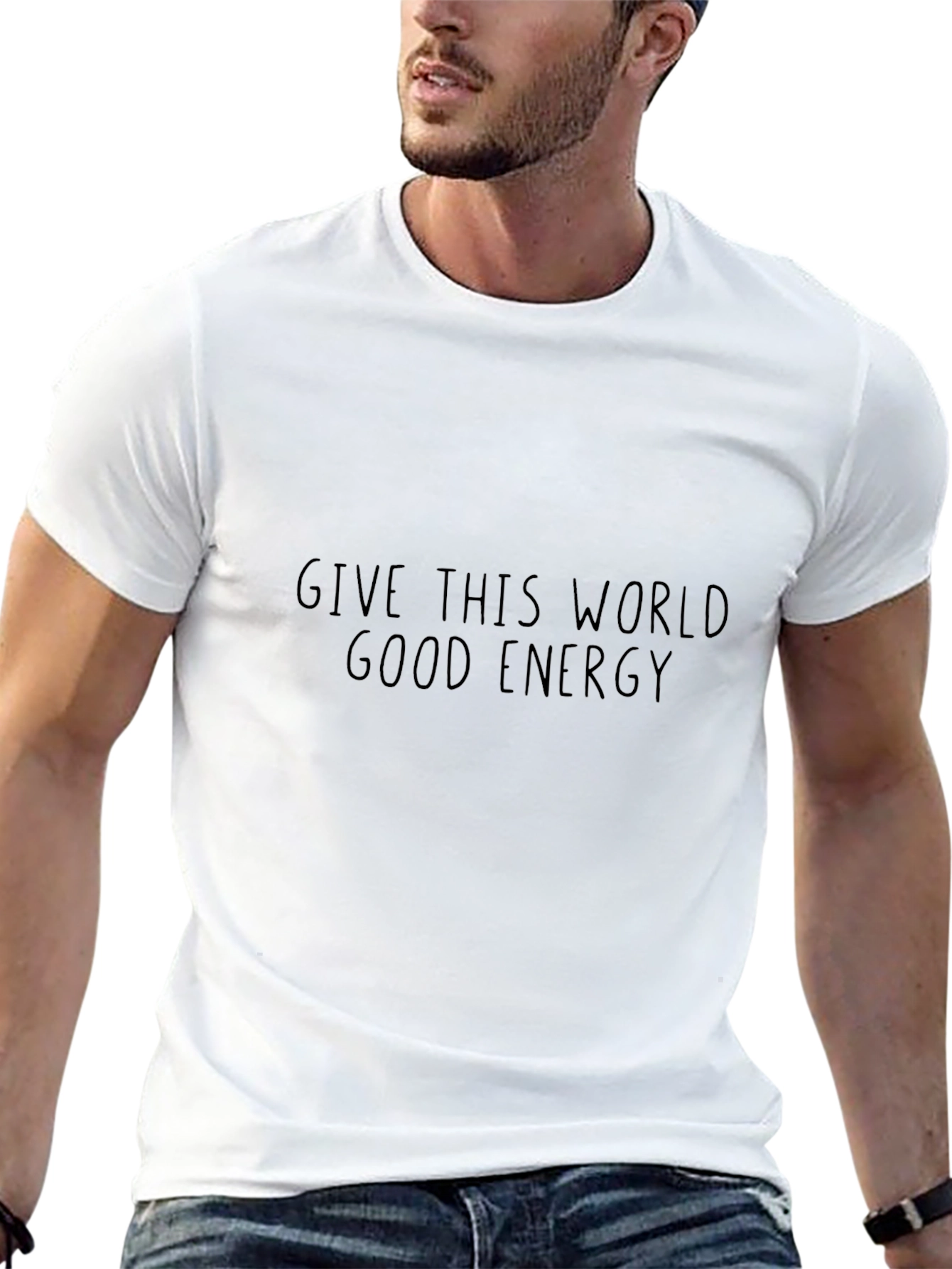 Good Energy Black Graphic Tee