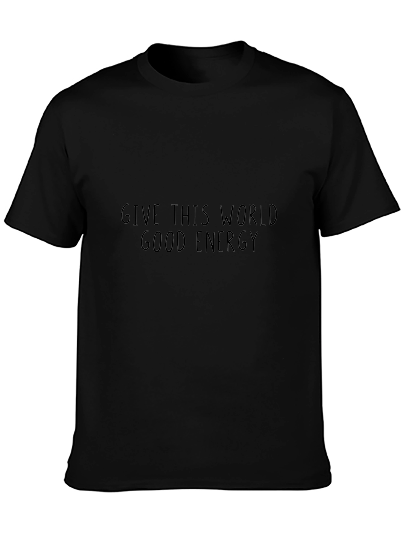 Good Energy Black Graphic Tee