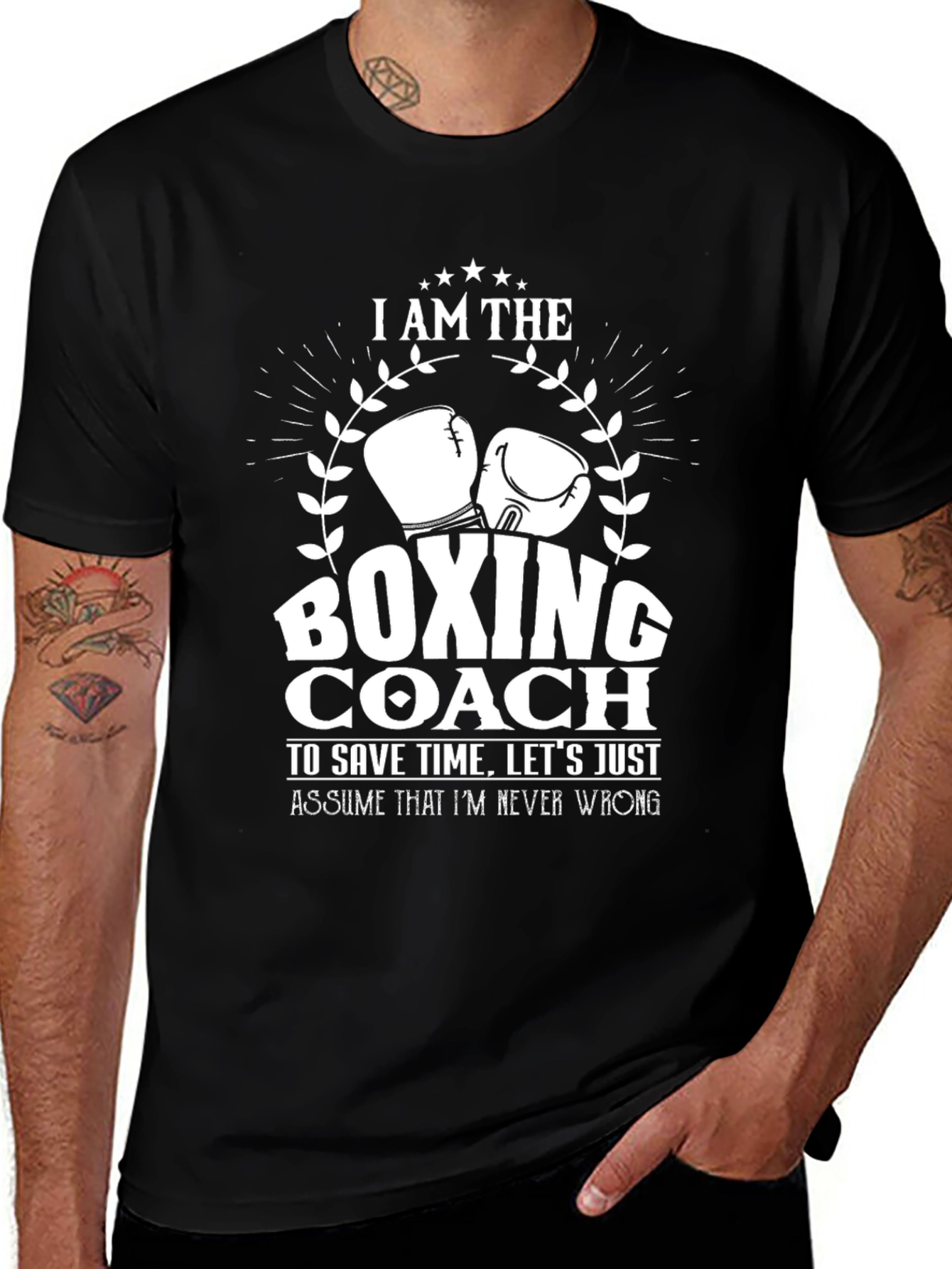 Boxing Coach T-Shirt - I AM THE