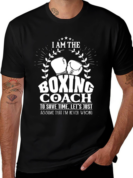 Boxing Coach T-Shirt - I AM THE