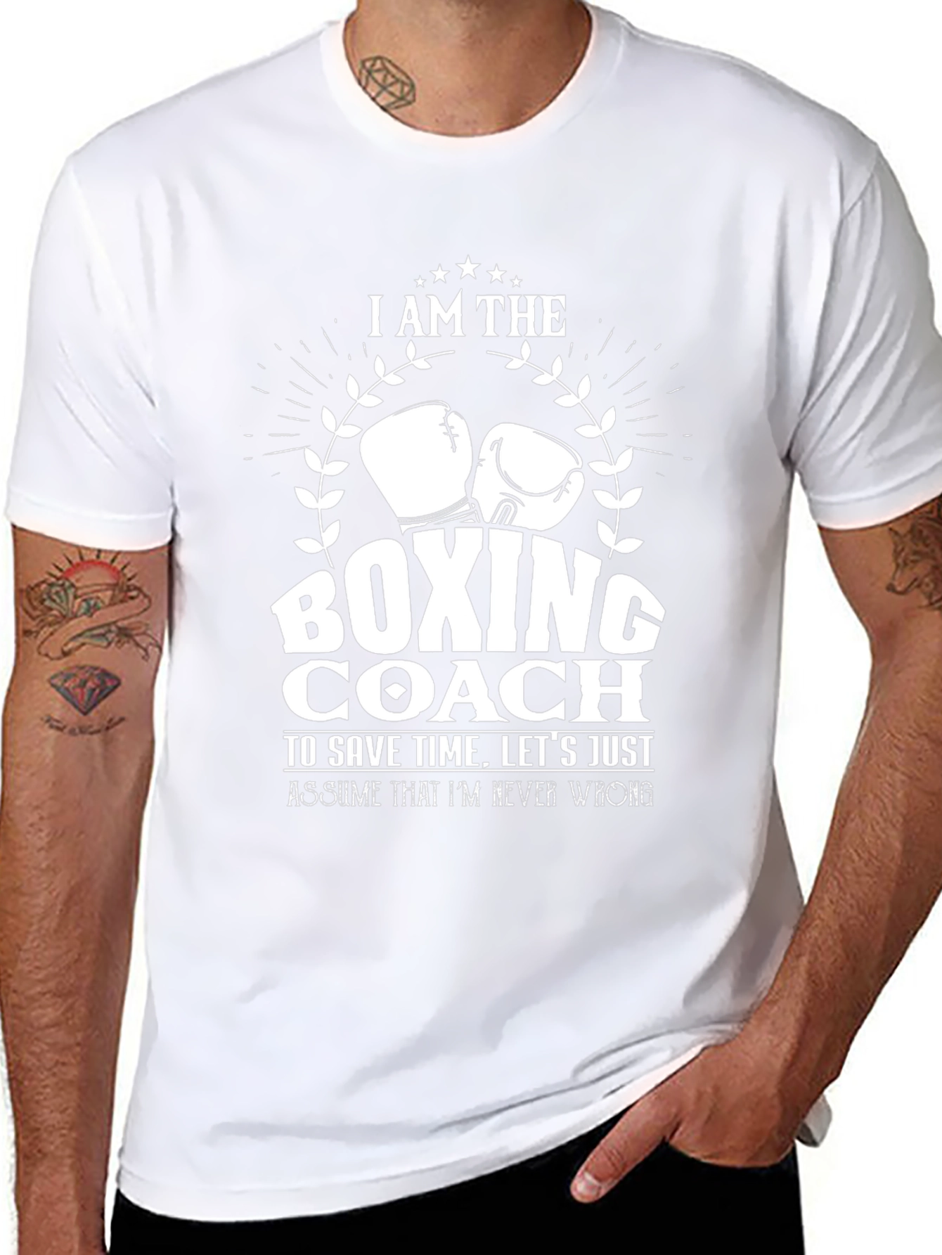Boxing Coach T-Shirt - I AM THE
